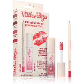 Killer Lips Pucker Up Lip Kit set de buze pentru femei Cinnamon Toast - imagine 2